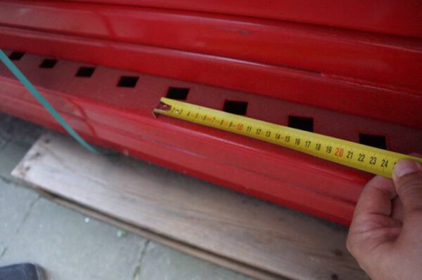 Ein- und zweiseitiges Kragarmregal, mit steckbaren Armen per Bolzen, Rahmenhöhe 6m, Armlänge 1,20m, 800kg / Arm, 30 Rahmen und 160 Arme – gebraucht - : – Bild 16