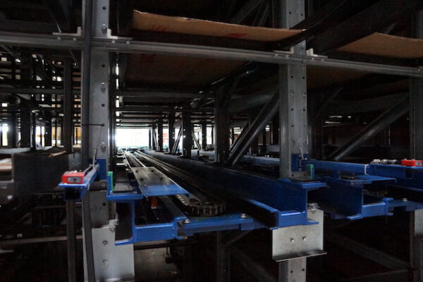 Langgutlagersystem (Wabenlager, Wanderkassettenprinzip) mit Halle (Silobauweise), KASTO, UNICOMPACT 1.5, für bis 6,60m lange Ware, 2.228 Kassetten, 1,5 To / Kassette – gebraucht - : – Bild 30