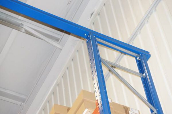 Palettenregal mit Quereinlagerung, SLP, bis zu 4.300 Stellplätze, 1.000kg / Palette, 7,50m hoch, mit Tiefenstegen– gebraucht - : – Bild 23