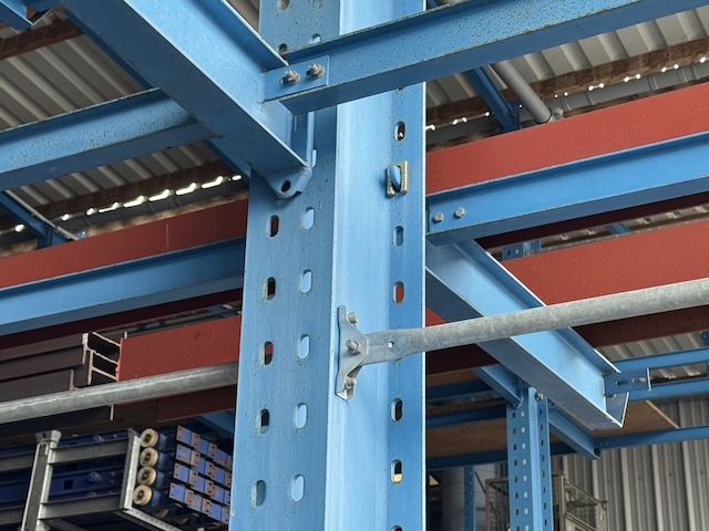 Regalhalle bestehend aus Kragarmregalen und Palettenregalen, OHRA, Grundfläche ca. 867m2 – gebraucht - : lagertechnik Regalhalle bestehend aus Kragarmregalen und Palettenregalen, OHRA, Grundfläche ca. 867m2 – gebraucht - : – Bild 50