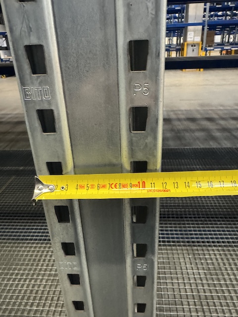 Palettenverschieberegalanlage, Bito, Höhe ca. 8m, 900kg / Palette, 3,60m Traversen, ca. 2.684 Stellplätze - gebraucht - : lagertechnik Palettenverschieberegalanlage, Bito, Höhe ca. 8m, 900kg / Palette, 3,60m Traversen, ca. 2.684 Stellplätze - gebraucht - : – Bild 60