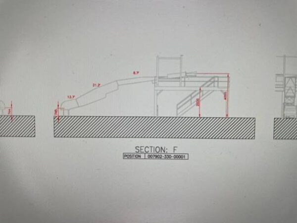 „Schuhsorter“ bzw. Linear Sorter, bis zu 7.500 Sendungen pro Std., Van der Lande, inkl. 20 St. Teleskopgurtförderer, Volumenscanner, Waage – gebraucht - : lagertechnik