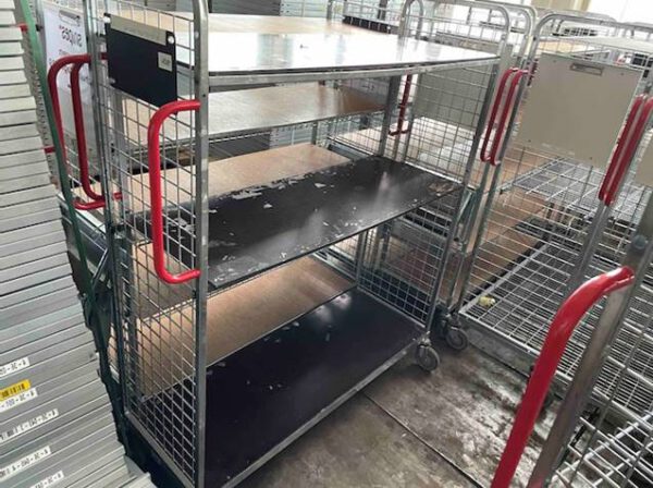 25 Stück Rollwagen, Kommissionierwagen, Wanzl - gebraucht - : – Bild 25