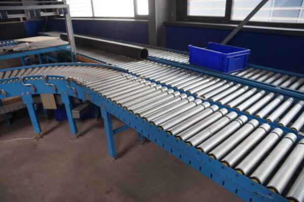 Fördertechnikanlage, ca. 170m, mit 2 Waagen und 7 Kurven, inkl. Steuerung – gebraucht -: – Bild 25