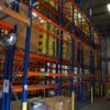 Palettenregal mit Quereinlagerung, SLP, bis zu 4.300 Stellplätze, 1.000kg / Palette, 7,50m hoch, mit Tiefenstegen– gebraucht - : – Bild 24