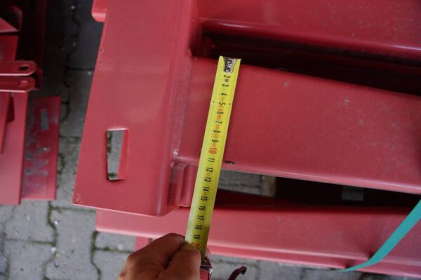 Ein- und zweiseitiges Kragarmregal, mit steckbaren Armen per Bolzen, Rahmenhöhe 6m, Armlänge 1,20m, 800kg / Arm, 30 Rahmen und 160 Arme – gebraucht - : – Bild 19