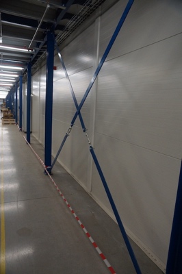 Stahlbau - Lagerbühne, 500kg/m2, Grundfläche ca. 6.440 m2 – gebraucht - : lagertechnik