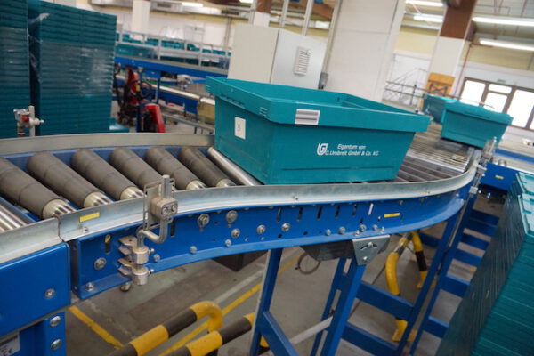 Komplette Fördertechnikanlage, ca. 200m, Rollenbreite 40 und 60cm - gebraucht - : – Bild 27