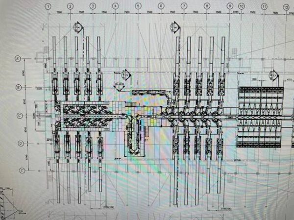 „Schuhsorter“ bzw. Linear Sorter, bis zu 7.500 Sendungen pro Std., Van der Lande, inkl. 20 St. Teleskopgurtförderer, Volumenscanner, Waage – gebraucht - : lagertechnik