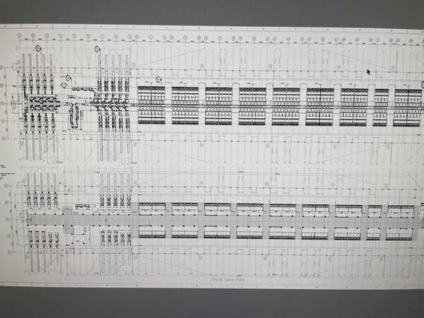 „Schuhsorter“ bzw. Linear Sorter, bis zu 7.500 Sendungen pro Std., Van der Lande, inkl. 20 St. Teleskopgurtförderer, Volumenscanner, Waage – gebraucht - : lagertechnik