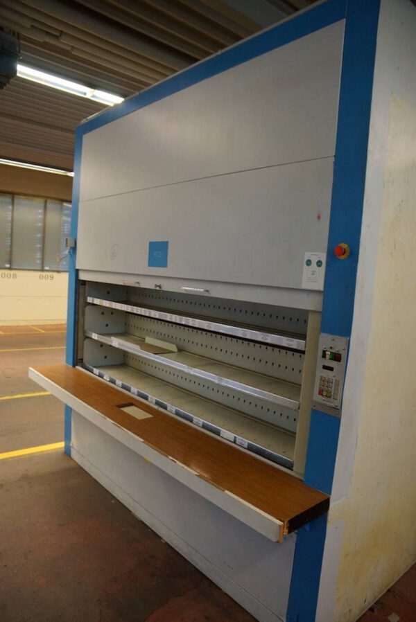 9 Stück Lagerpaternoster, Hänel und Kardex, Höhe zwischen ca. 2,42m und ca. 2,92m, Traglast 80 bis 140kg / Gondel – gebraucht -: – Bild 29