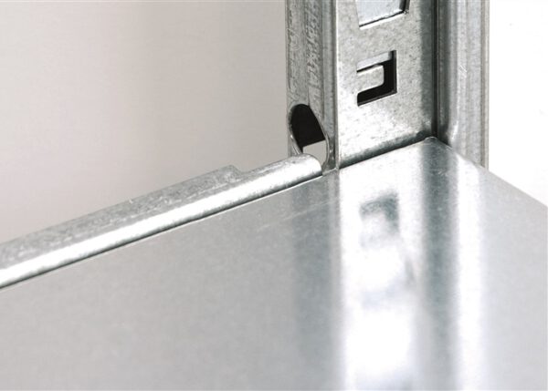 Fachbodenregale, Stecksystem, Hersteller dalminels, 1,30m x 0,60m (andere Maße erhältlich), Rahmenhöhe 2,20m (andere Höhen erhältlich) – Neuware - : – Bild 30