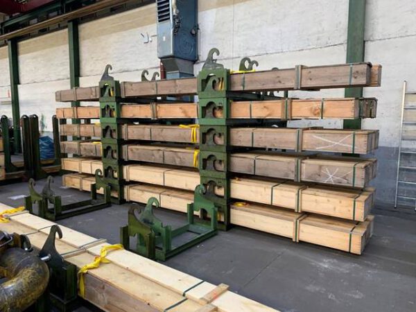 1.350 Stück Stapeljoche, Innenbreite 86,5cm, Innenhöhe 29,5cm bzw. 67,5cm, 3 To – gebraucht - : – Bild 31