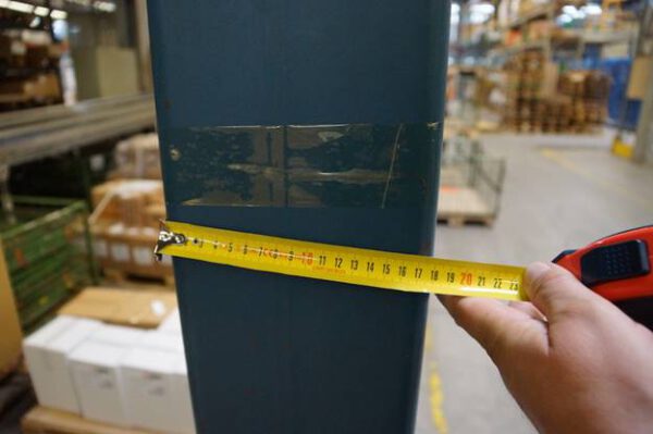 Stahlbau-Lagerbühne, ca. 480m2 mit Gitterrosten – gebraucht - : – Bild 31