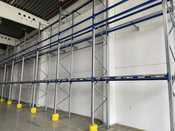 Palettenregal, SSI Schäfer PR600, ca. 6m hoch, 700kg / Palette, max. 2.325 Stellplätze – gebraucht – : lagertechnik