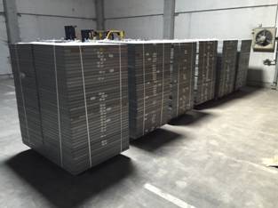 3 – stöckige Fachbodenregalanlage, SSI Schäfer, ca. 570 Felder – gebraucht - : lagertechnik