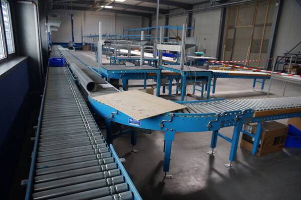 Fördertechnikanlage, ca. 170m, mit 2 Waagen und 7 Kurven, inkl. Steuerung – gebraucht -: – Bild 33
