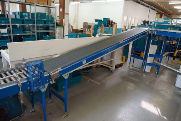Komplette Fördertechnikanlage, ca. 200m, Rollenbreite 40 und 60cm - gebraucht - : – Bild 33