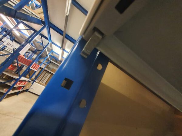 Fachbodenregalanlage, 3 geschossig, 3 OG als Freifläche, ca. 446 Felder, Böden ca. 0,60m x 1m – gebraucht - : – Bild 33