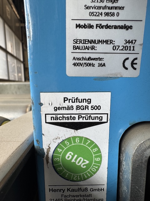 2x Mobile Förderanlage zum Entladen von LKW / Wechselbrücken etc. – gebraucht - : lagertechnik 2x Mobile Förderanlage zum Entladen von LKW / Wechselbrücken etc. – gebraucht - : – Bild 33
