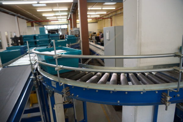 Komplette Fördertechnikanlage, ca. 200m, Rollenbreite 40 und 60cm - gebraucht - : – Bild 34