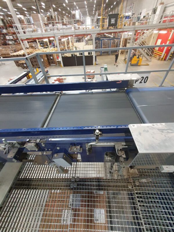 Große Fördertechnikanlage ca. 700m Fördertechnik, inkl. Schuhsorter, Ambaflex Höhenförderer, Packplätzen, Waagen, Scanner, Ersatzteilpaket, Scherenrollenbahnen, etc. - gebraucht - : – Bild 52
