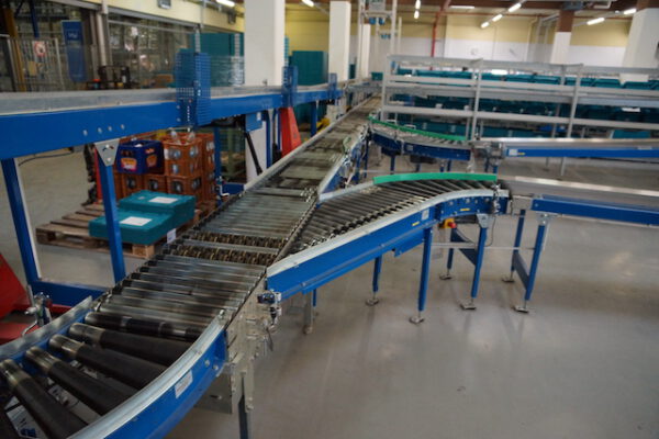 Komplette Fördertechnikanlage, ca. 200m, Rollenbreite 40 und 60cm - gebraucht - : – Bild 37