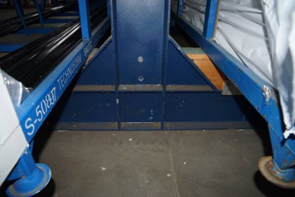 Kragarmregale u.a. für Langgutprofile etc., ein- und zweiseitig, Armlängen 1,20m und 0,90m, Rahmenhöhen ca. 8,50m, 1,5 to. Fachast – gebraucht - : – Bild 39