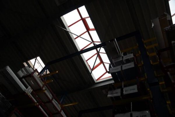 Kragarmregale u.a. für Langgutprofile etc., ein- und zweiseitig, Armlängen 1,20m und 0,90m, Rahmenhöhen ca. 8,50m, 1,5 to. Fachast – gebraucht - : – Bild 40