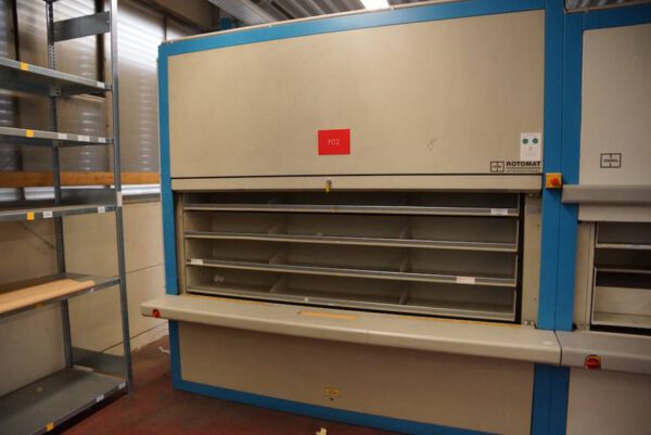 9 Stück Lagerpaternoster, Hänel und Kardex, Höhe zwischen ca. 2,42m und ca. 2,92m, Traglast 80 bis 140kg / Gondel – gebraucht -: – Bild 42