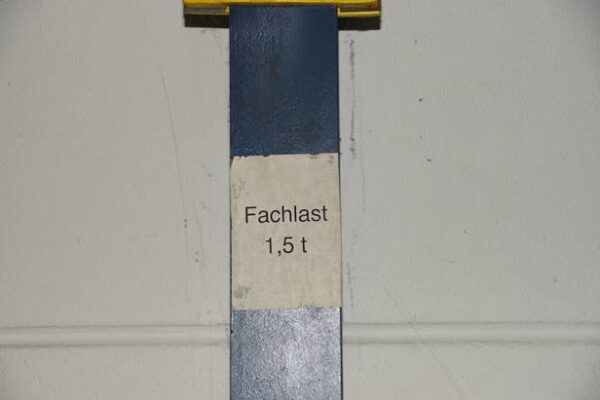 Kragarmregale u.a. für Langgutprofile etc., ein- und zweiseitig, Armlängen 1,20m und 0,90m, Rahmenhöhen ca. 8,50m, 1,5 to. Fachast – gebraucht - : – Bild 42