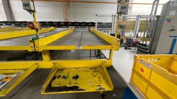 Kippschalensorter, Beumer, 81 Sorterendstellen,  – gebraucht - : – Bild 42