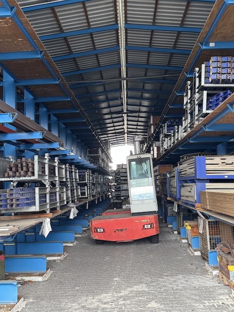 Regalhalle bestehend aus Kragarmregalen und Palettenregalen, OHRA, Grundfläche ca. 867m2 – gebraucht - : lagertechnik Regalhalle bestehend aus Kragarmregalen und Palettenregalen, OHRA, Grundfläche ca. 867m2 – gebraucht - : – Bild 32