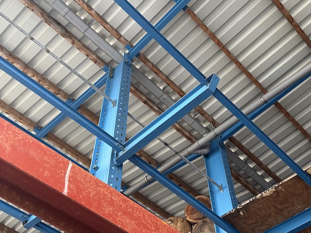 Regalhalle bestehend aus Kragarmregalen und Palettenregalen, OHRA, Grundfläche ca. 867m2 – gebraucht - : lagertechnik Regalhalle bestehend aus Kragarmregalen und Palettenregalen, OHRA, Grundfläche ca. 867m2 – gebraucht - : – Bild 30