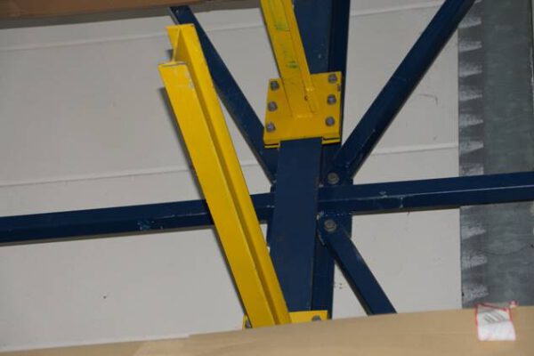 Kragarmregale u.a. für Langgutprofile etc., ein- und zweiseitig, Armlängen 1,20m und 0,90m, Rahmenhöhen ca. 8,50m, 1,5 to. Fachast – gebraucht - : – Bild 45