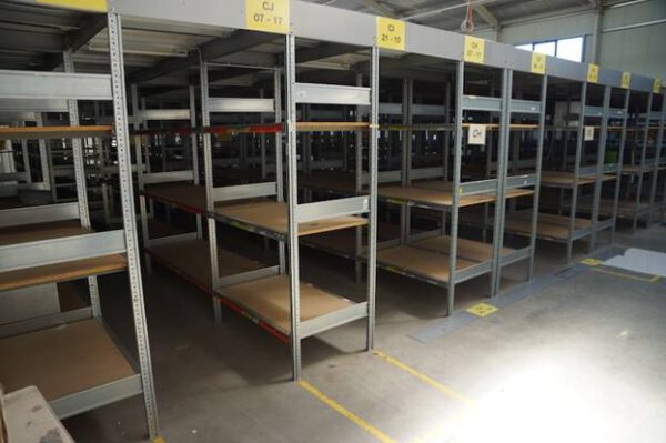 Fachbodenregalanlage mit Freifläche im OG, SSI Schäfer, R3000, Grundfläche ca. 167m2 – gebraucht - : – Bild 45