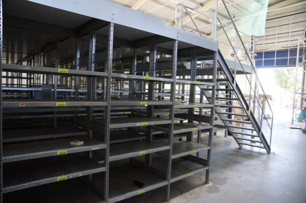 Fachbodenregalanlage mit Freifläche im OG, SSI Schäfer, R3000, Grundfläche ca. 167m2 – gebraucht - : – Bild 46