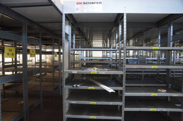Fachbodenregalanlage mit Freifläche im OG, SSI Schäfer, R3000, Grundfläche ca. 167m2 – gebraucht - : – Bild 47