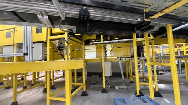 Kippschalensorter, Beumer, 81 Sorterendstellen,  – gebraucht - : – Bild 50