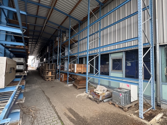 Regalhalle bestehend aus Kragarmregalen und Palettenregalen, OHRA, Grundfläche ca. 867m2 – gebraucht - : lagertechnik Regalhalle bestehend aus Kragarmregalen und Palettenregalen, OHRA, Grundfläche ca. 867m2 – gebraucht - : – Bild 24