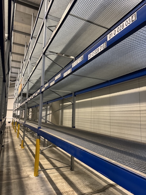 Palettenverschieberegalanlage, Bito, Höhe ca. 8m, 900kg / Palette, 3,60m Traversen, ca. 2.684 Stellplätze - gebraucht - : lagertechnik Palettenverschieberegalanlage, Bito, Höhe ca. 8m, 900kg / Palette, 3,60m Traversen, ca. 2.684 Stellplätze - gebraucht - : – Bild 31