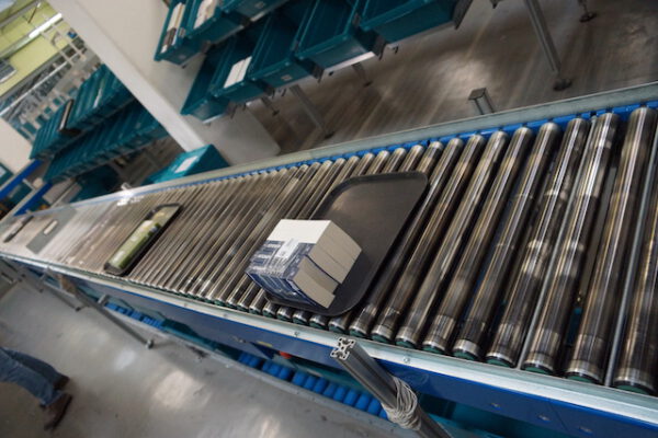 Komplette Fördertechnikanlage, ca. 200m, Rollenbreite 40 und 60cm - gebraucht - : – Bild 56