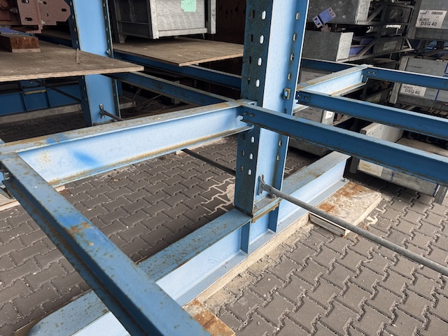 Regalhalle bestehend aus Kragarmregalen und Palettenregalen, OHRA, Grundfläche ca. 867m2 – gebraucht - : lagertechnik Regalhalle bestehend aus Kragarmregalen und Palettenregalen, OHRA, Grundfläche ca. 867m2 – gebraucht - : – Bild 10