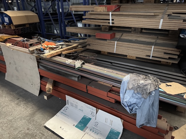 Regalhalle bestehend aus Kragarmregalen und Palettenregalen, OHRA, Grundfläche ca. 867m2 – gebraucht - : lagertechnik Regalhalle bestehend aus Kragarmregalen und Palettenregalen, OHRA, Grundfläche ca. 867m2 – gebraucht - : – Bild 4