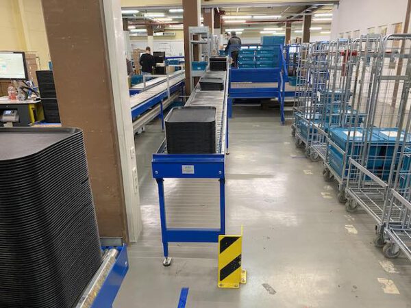 Komplette Fördertechnikanlage, ca. 200m, Rollenbreite 40 und 60cm - gebraucht - : – Bild 71