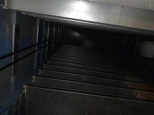 7 Stück Lagerlift, Kardex, ca. 6,30m bzw 1x 6,90m hoch (kürzbar), 2 Tablargrößen, 215/230kg pro Tablar, 1 Gerät 150kg – gebraucht -: – Bild 6