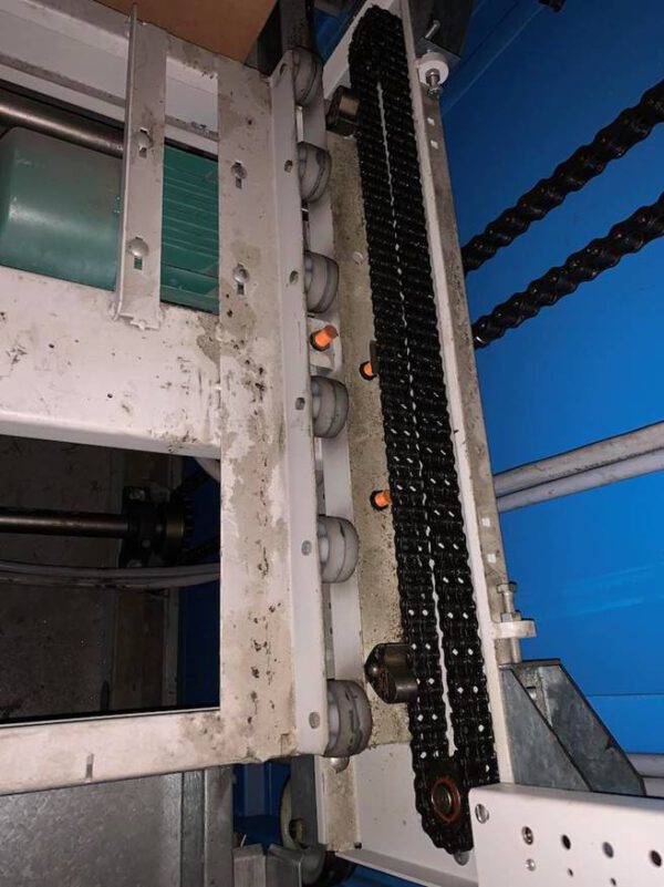 7 Stück Lagerlift, Kardex, ca. 6,30m bzw 1x 6,90m hoch (kürzbar), 2 Tablargrößen, 215/230kg pro Tablar, 1 Gerät 150kg – gebraucht -: – Bild 13