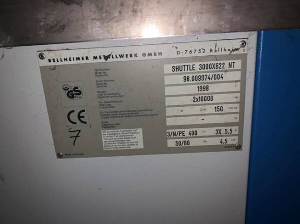 7 Stück Lagerlift, Kardex, ca. 6,30m bzw 1x 6,90m hoch (kürzbar), 2 Tablargrößen, 215/230kg pro Tablar, 1 Gerät 150kg – gebraucht -: – Bild 31