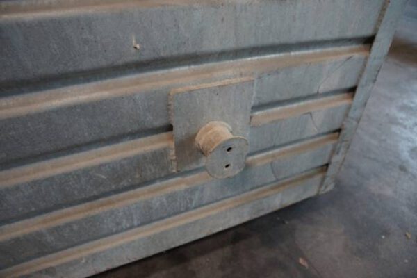 5 St. stapelbare Kippbehälter, verzinkt, inkl. 1 Staplertraverse - gebraucht- : – Bild 5