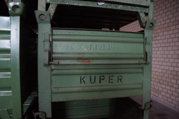 39 St. Stapelbehälter, Großbehälter, Transport- und Stapelbehälter Serie E, m. Klappe, L 800 x B 600 x H 605 mm, SSI Schäfer - gebraucht- : – Bild 8